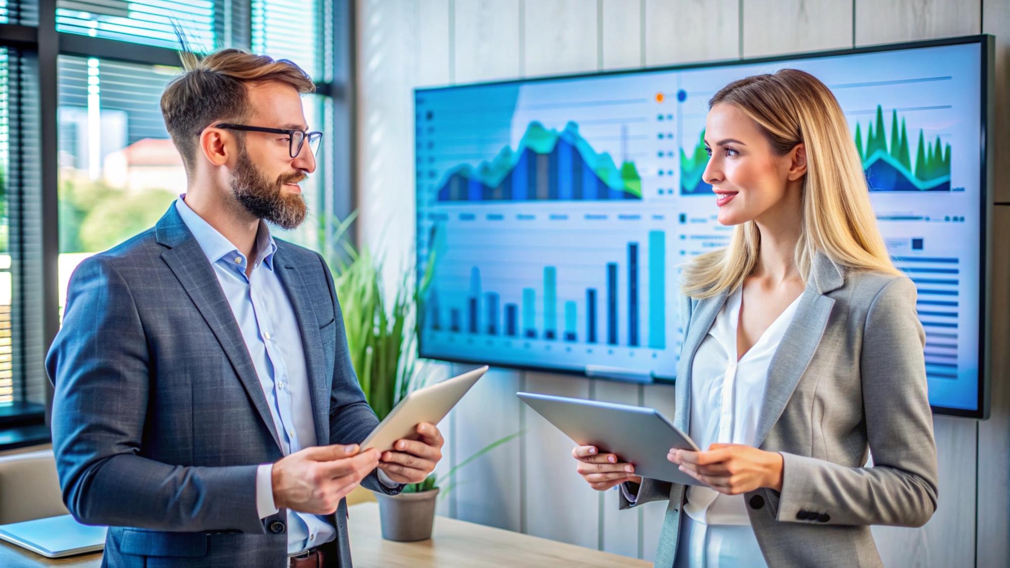 Recursos de consultoria empresarial com análise de dados e recomendações